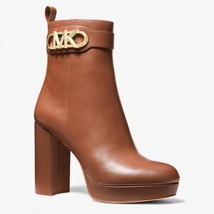 Michael Kors Parker Leather Platform Boot